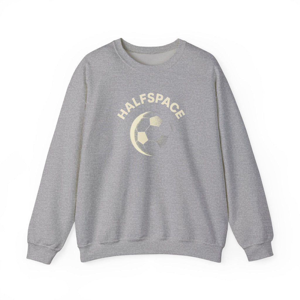 Soccer Moon Embroidered Crewneck Sweatshirt | Vintage Athletic Style
