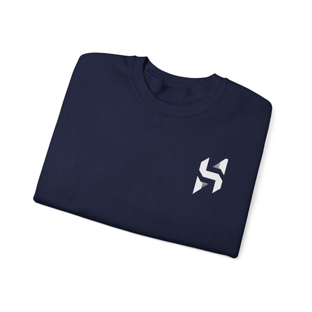 Abstract Geometric Logo Sweatshirt | Minimal Chest Emblem | Streetwear | HalfSpace Studio Branding