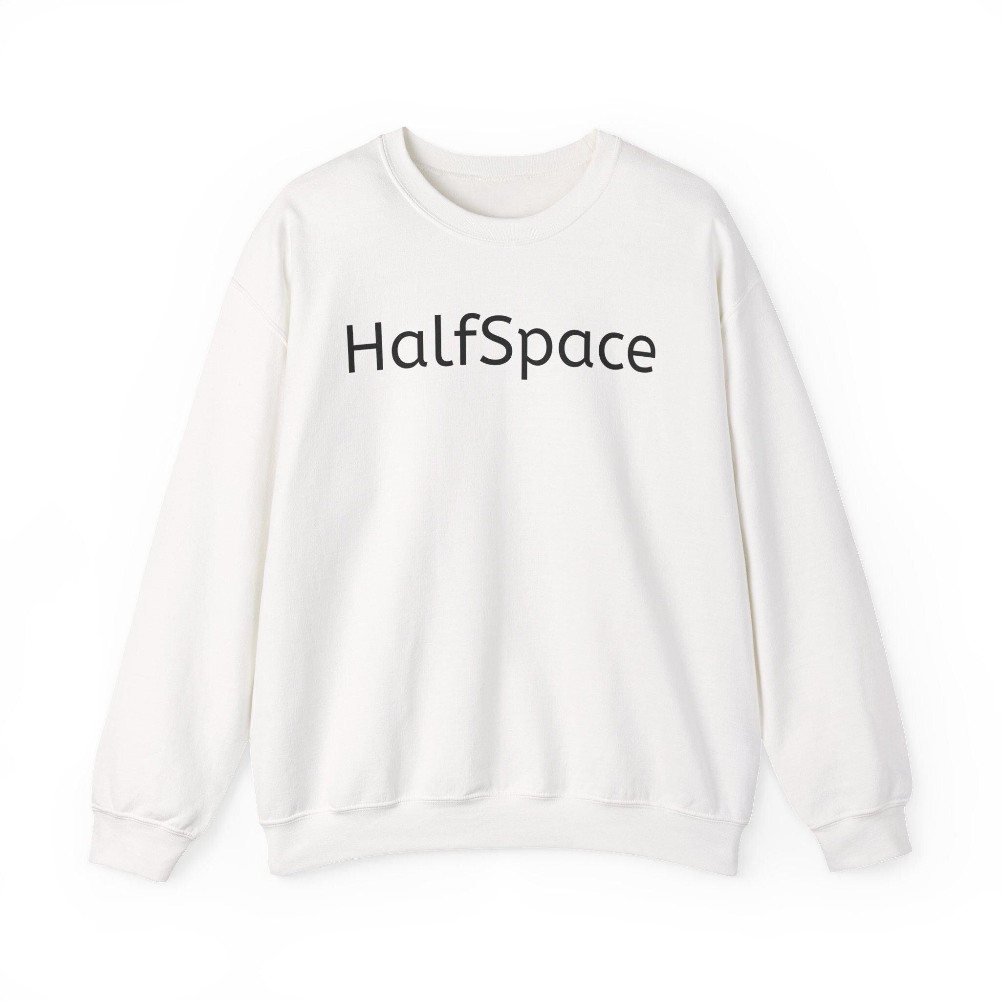 Minimal Streetwear Sweatshirt | HalfSpace Studio Logo | Unisex Football Style | Clean Urban Sweatshirt