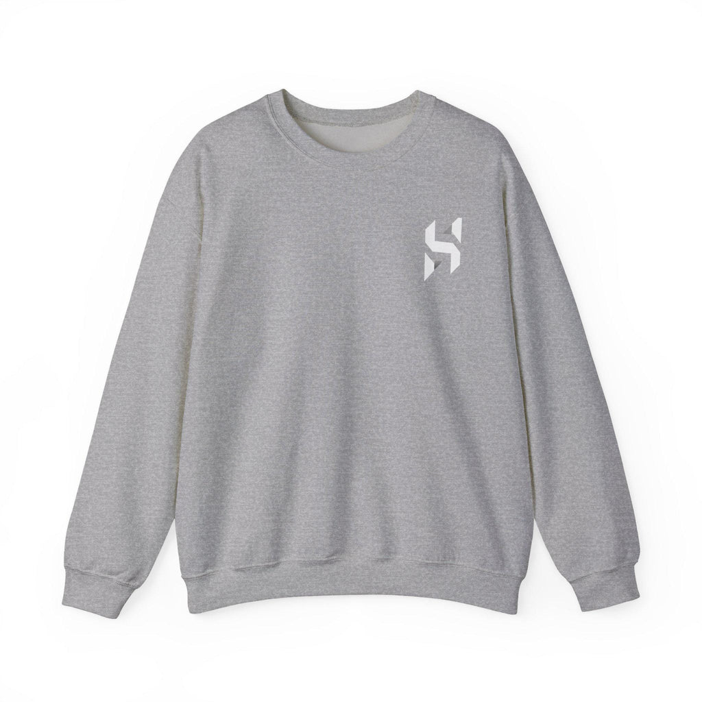 Abstract Geometric Logo Sweatshirt | Minimal Chest Emblem | Streetwear | HalfSpace Studio Branding