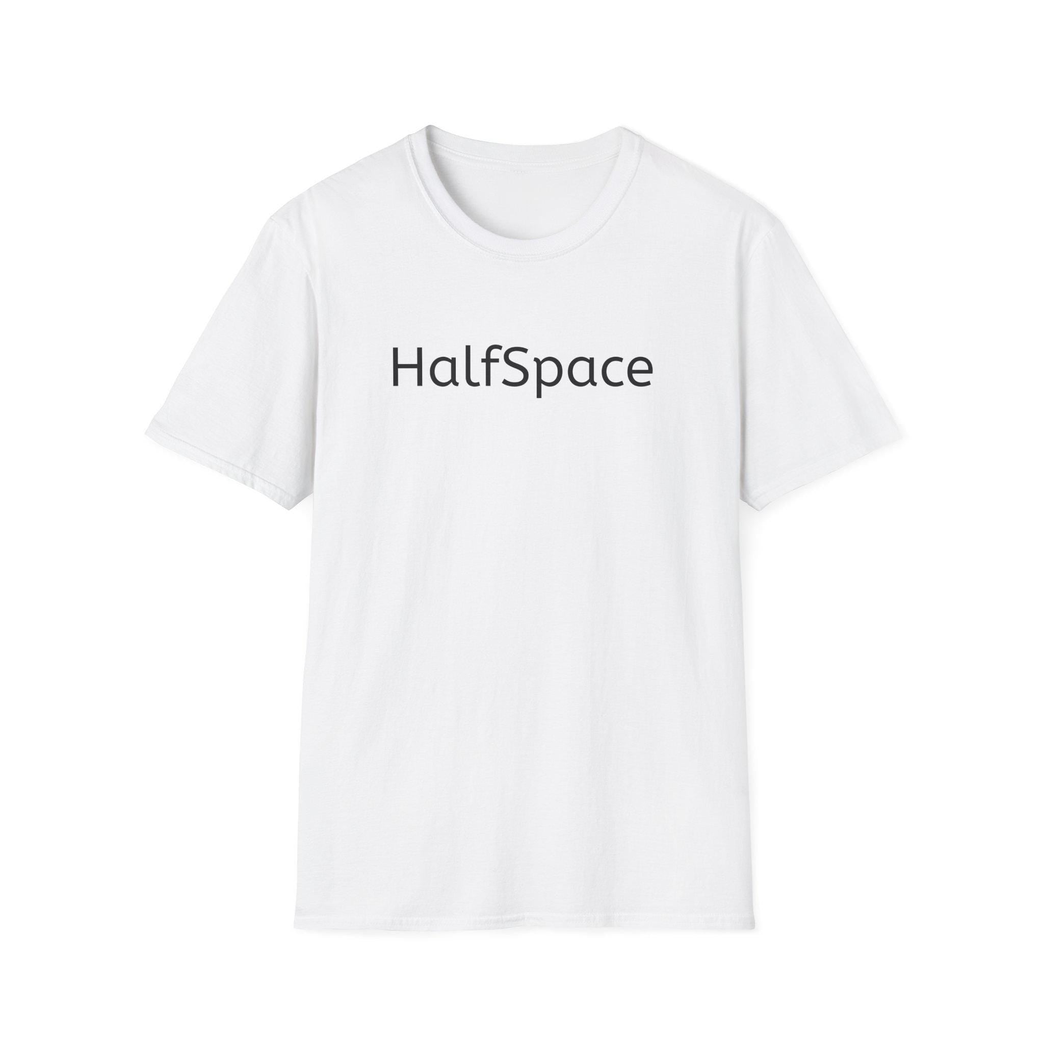 HalfSpace Logo T-Shirt | Minimalist Brand Graphic Tee | Soft Cotton Streetwear