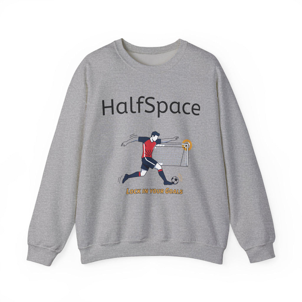 HalfSpace Soccer Player Lock In Your Goals Sweatshirt | Soccer Graphic Crewneck