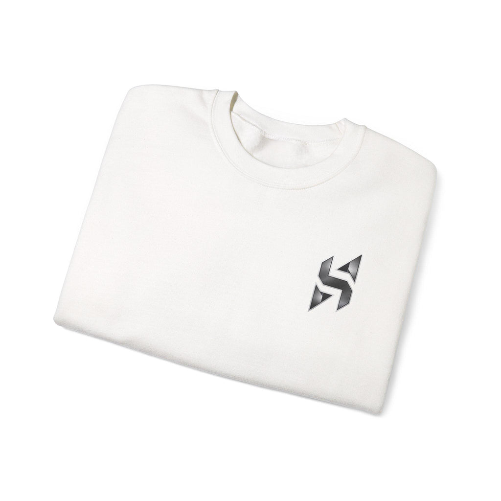 Abstract Geometric Logo Sweatshirt | Minimal Chest Emblem | Streetwear | HalfSpace Studio Branding