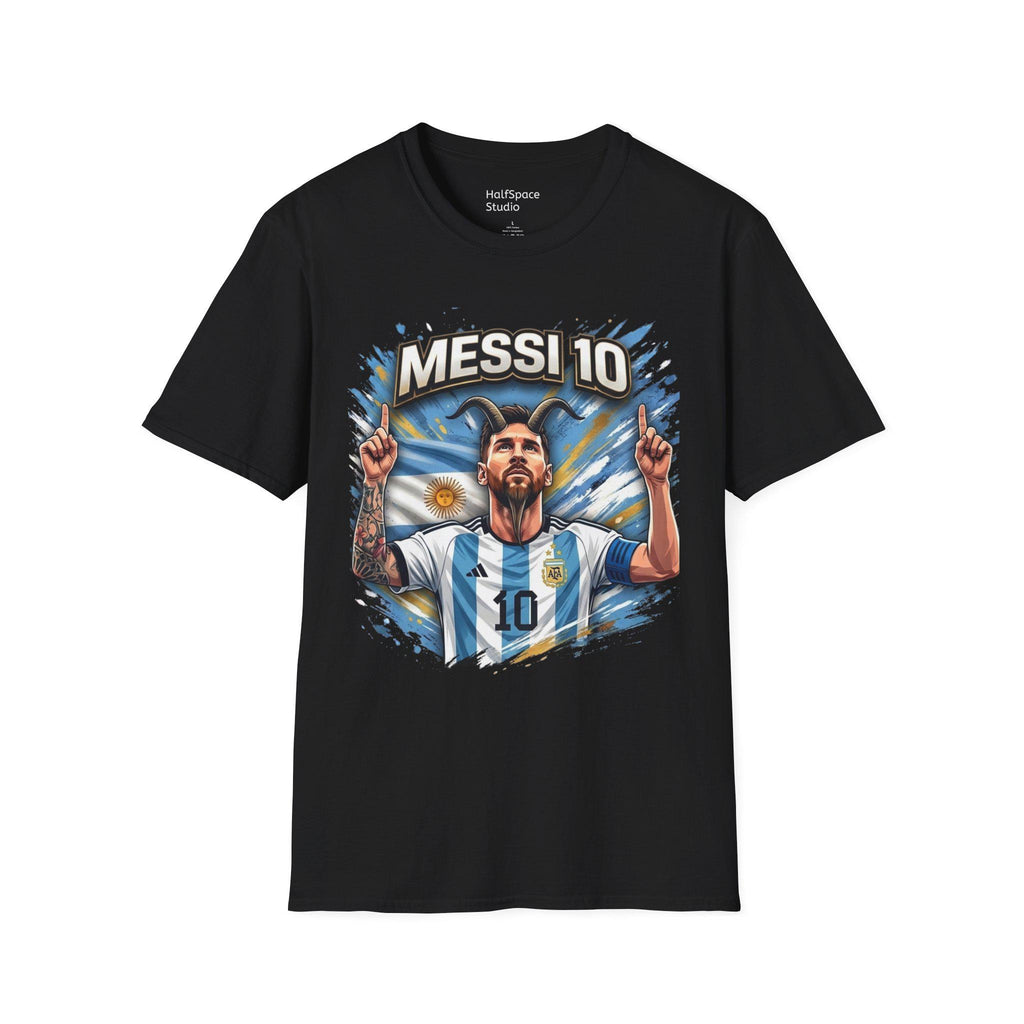 Messi 10 Portrait shirt | Soccer/Football Legend Lionel Messi Tee