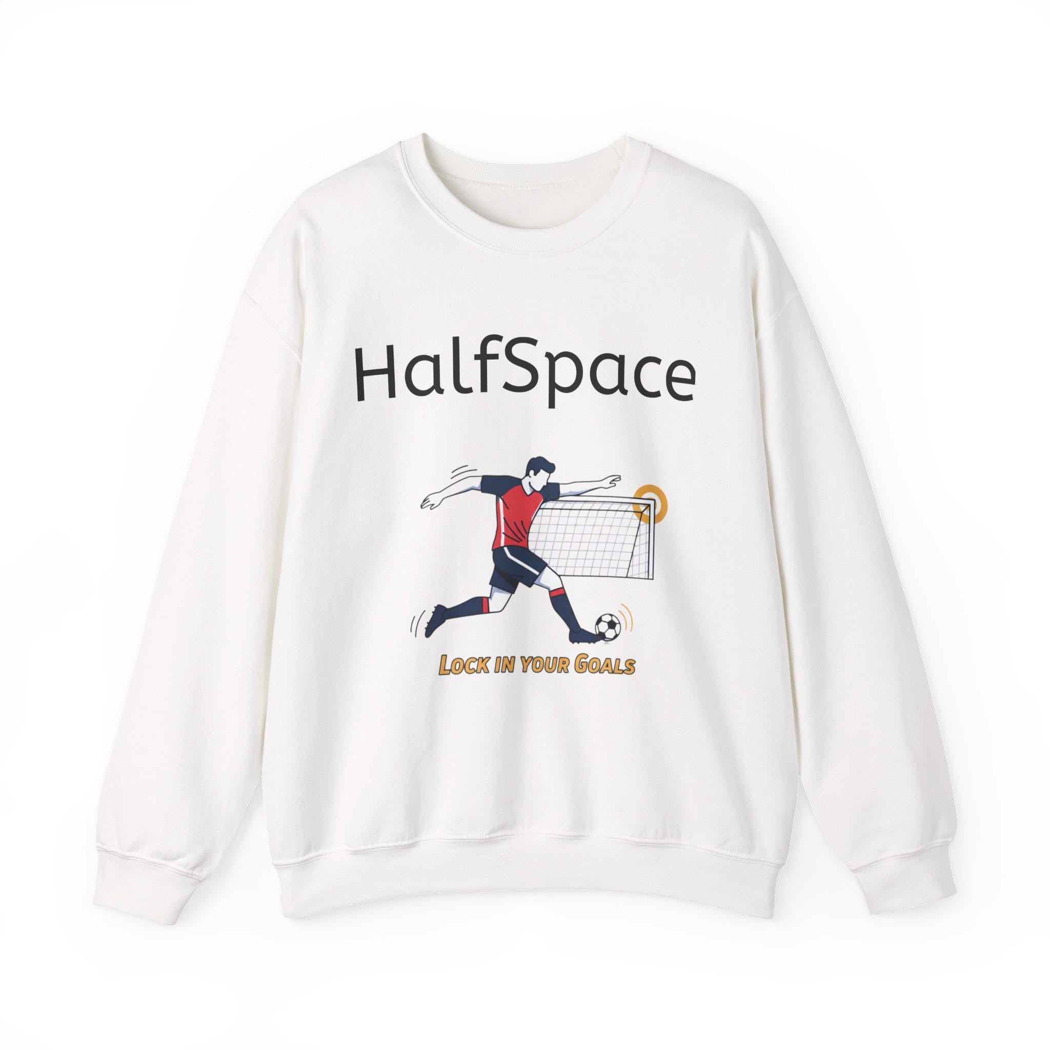 HalfSpace Soccer Player Lock In Your Goals Sweatshirt | Soccer Graphic Crewneck