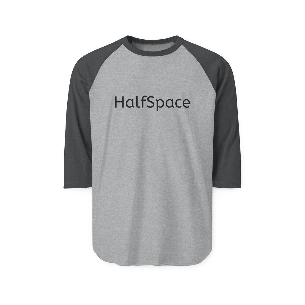 Raglan Shirt | Black Body White Contrast Sleeves, 3/4 Length Unisex Tee