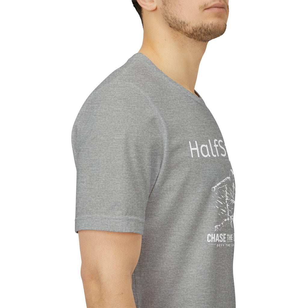 HalfSpace Soccer Player Tee | Minimal Streetwear, Chase the Dream Graphic