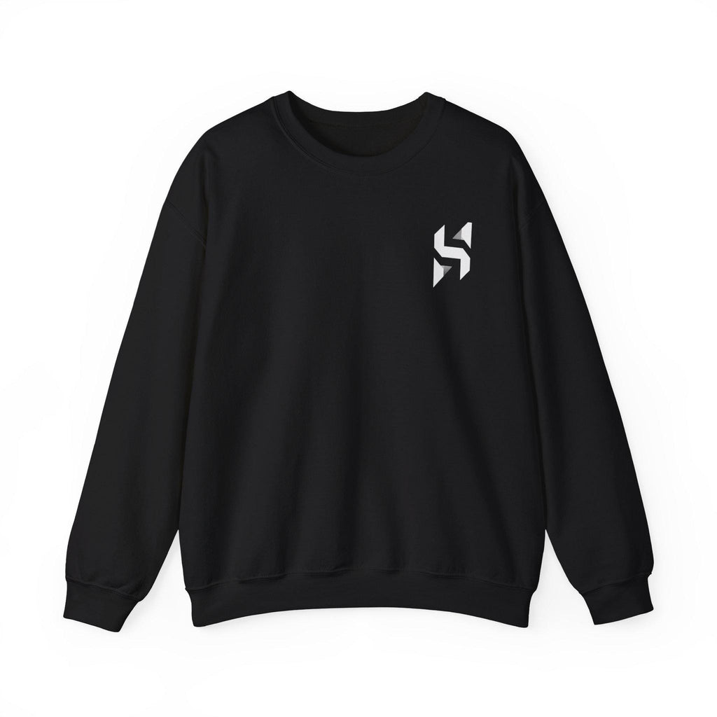Abstract Geometric Logo Sweatshirt | Minimal Chest Emblem | Streetwear | HalfSpace Studio Branding