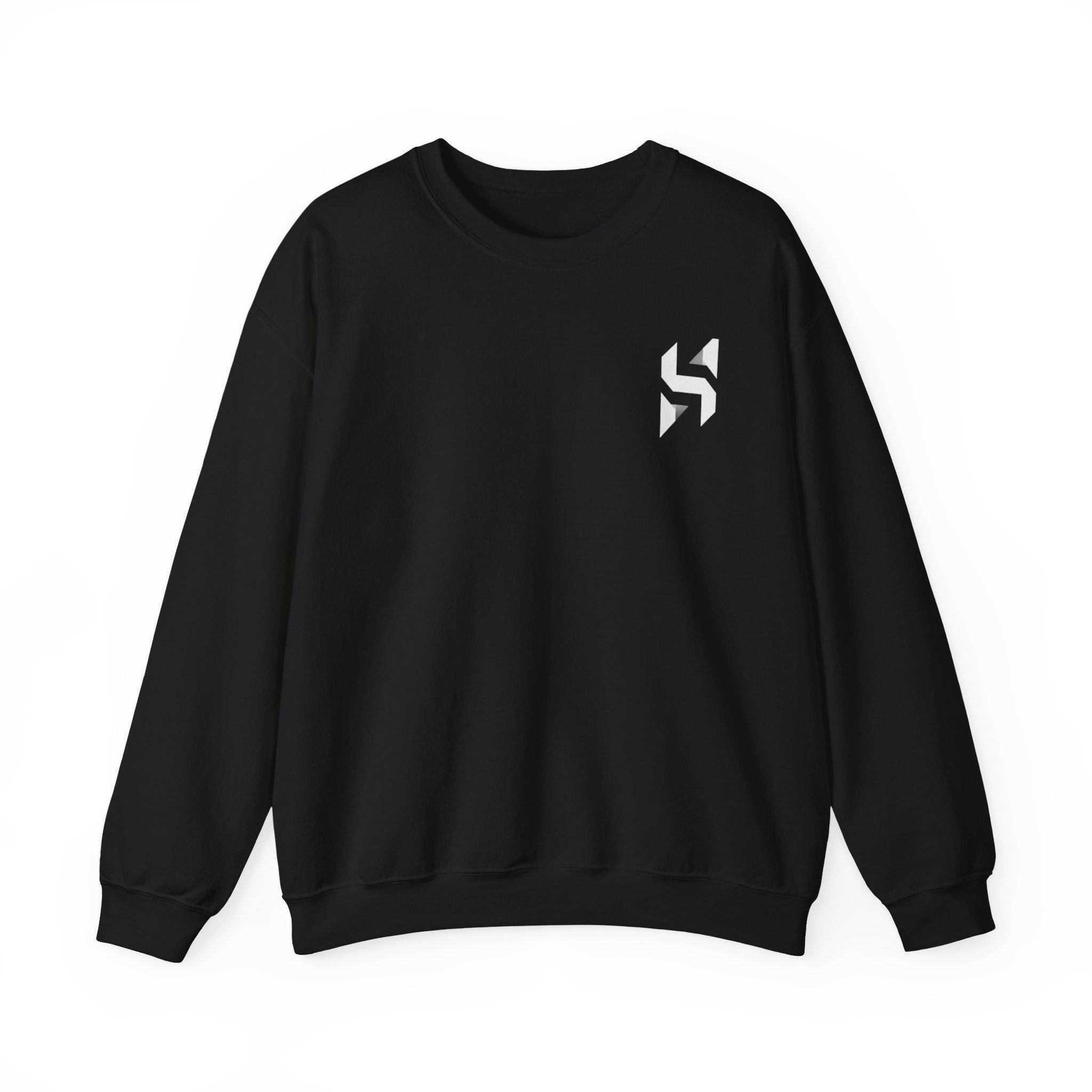 Abstract Geometric Logo Sweatshirt | Minimal Chest Emblem | Streetwear | HalfSpace Studio Branding