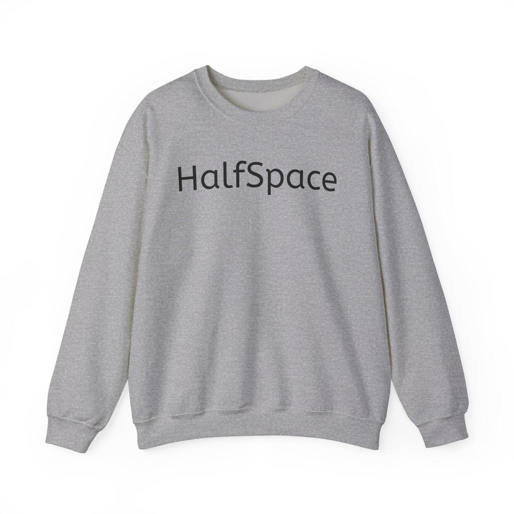 Minimal Streetwear Sweatshirt | HalfSpace Studio Logo | Unisex Football Style | Clean Urban Sweatshirt