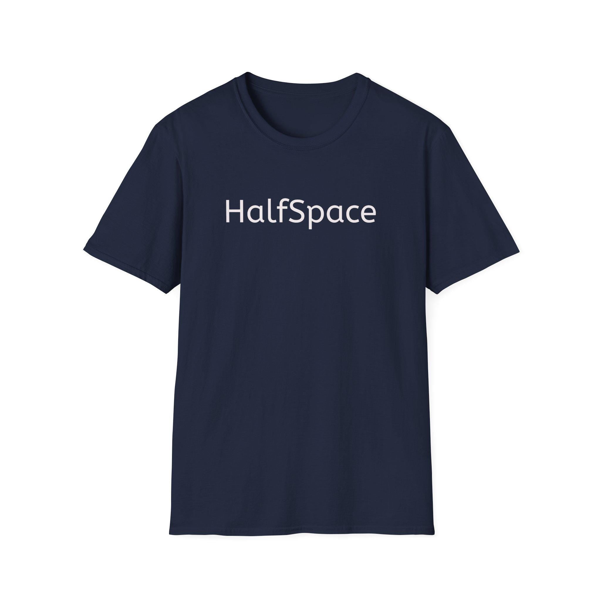 HalfSpace Logo T-Shirt | Minimalist Brand Graphic Tee | Soft Cotton Streetwear