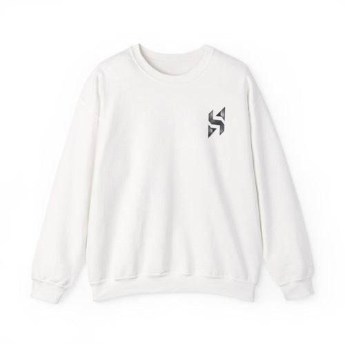 Abstract Geometric Logo Sweatshirt | Minimal Chest Emblem | Streetwear | HalfSpace Studio Branding