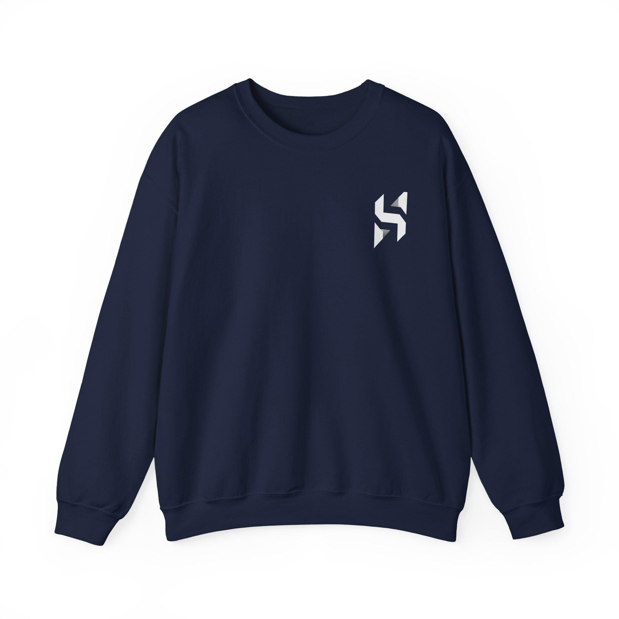 Abstract Geometric Logo Sweatshirt | Minimal Chest Emblem | Streetwear | HalfSpace Studio Branding