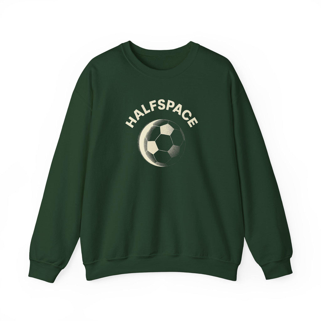 Soccer Moon Embroidered Crewneck Sweatshirt | Vintage Athletic Style