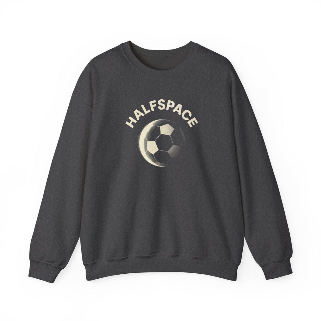 Soccer Moon Embroidered Crewneck Sweatshirt | Vintage Athletic Style