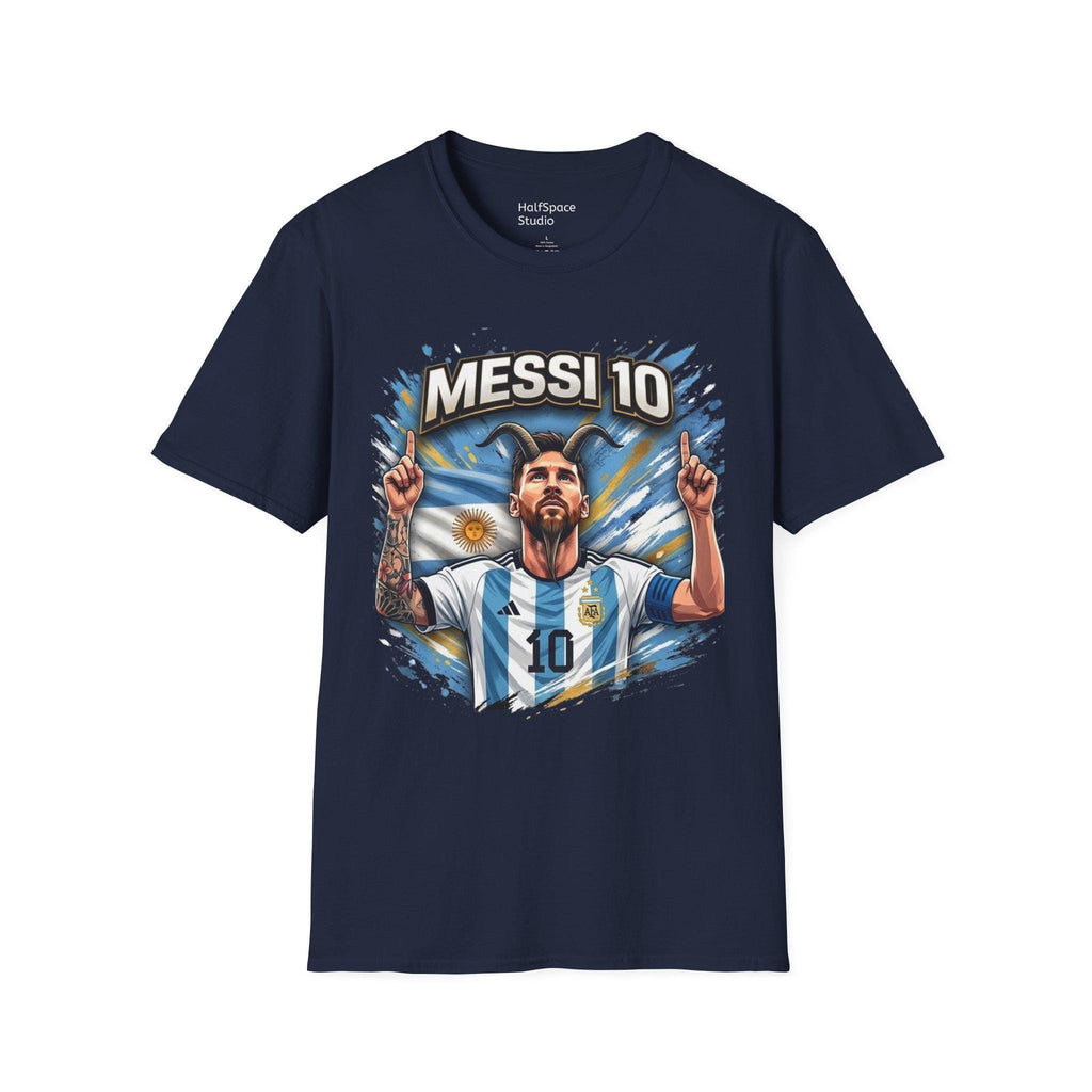Messi 10 Portrait shirt | Soccer/Football Legend Lionel Messi Tee