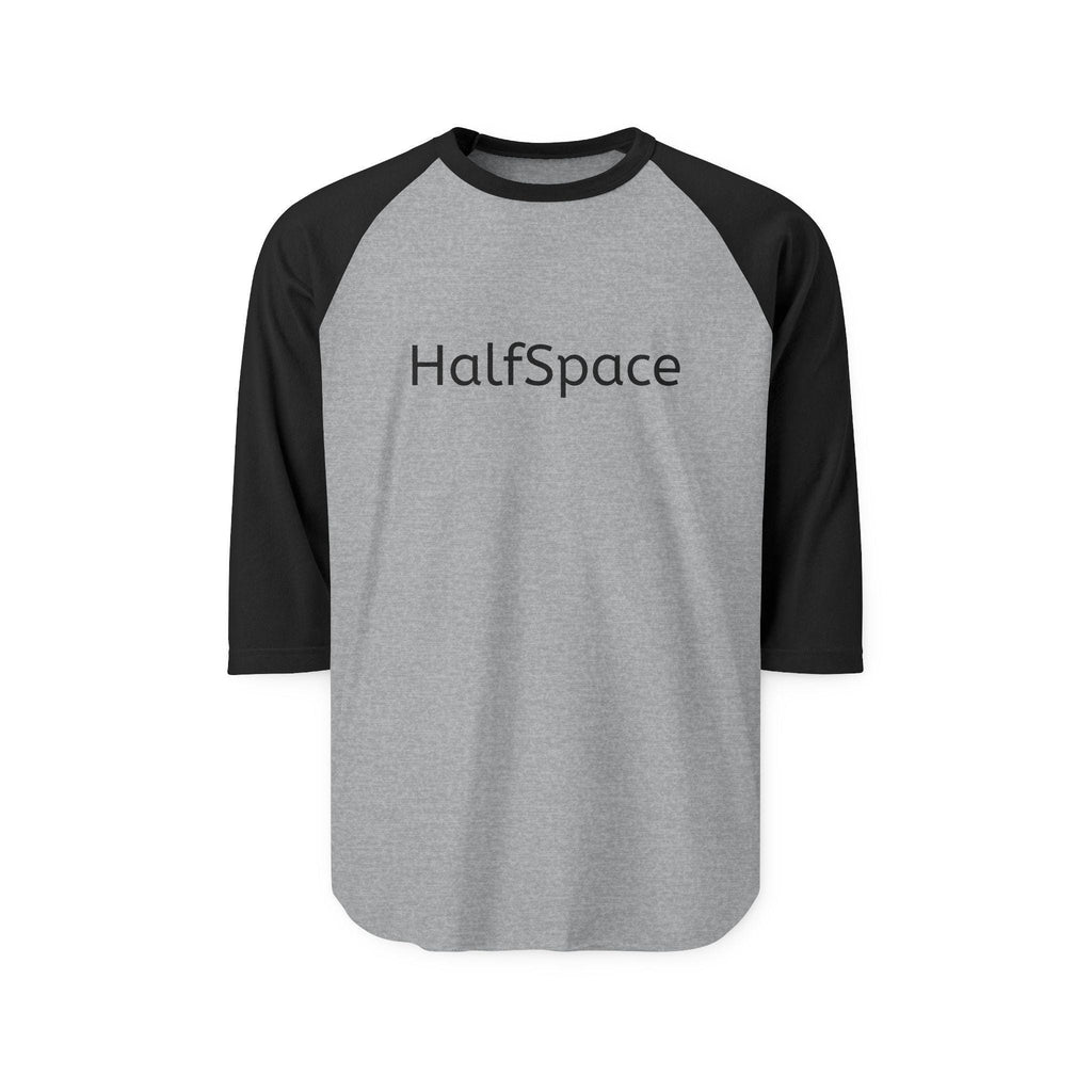Raglan Shirt | Black Body White Contrast Sleeves, 3/4 Length Unisex Tee