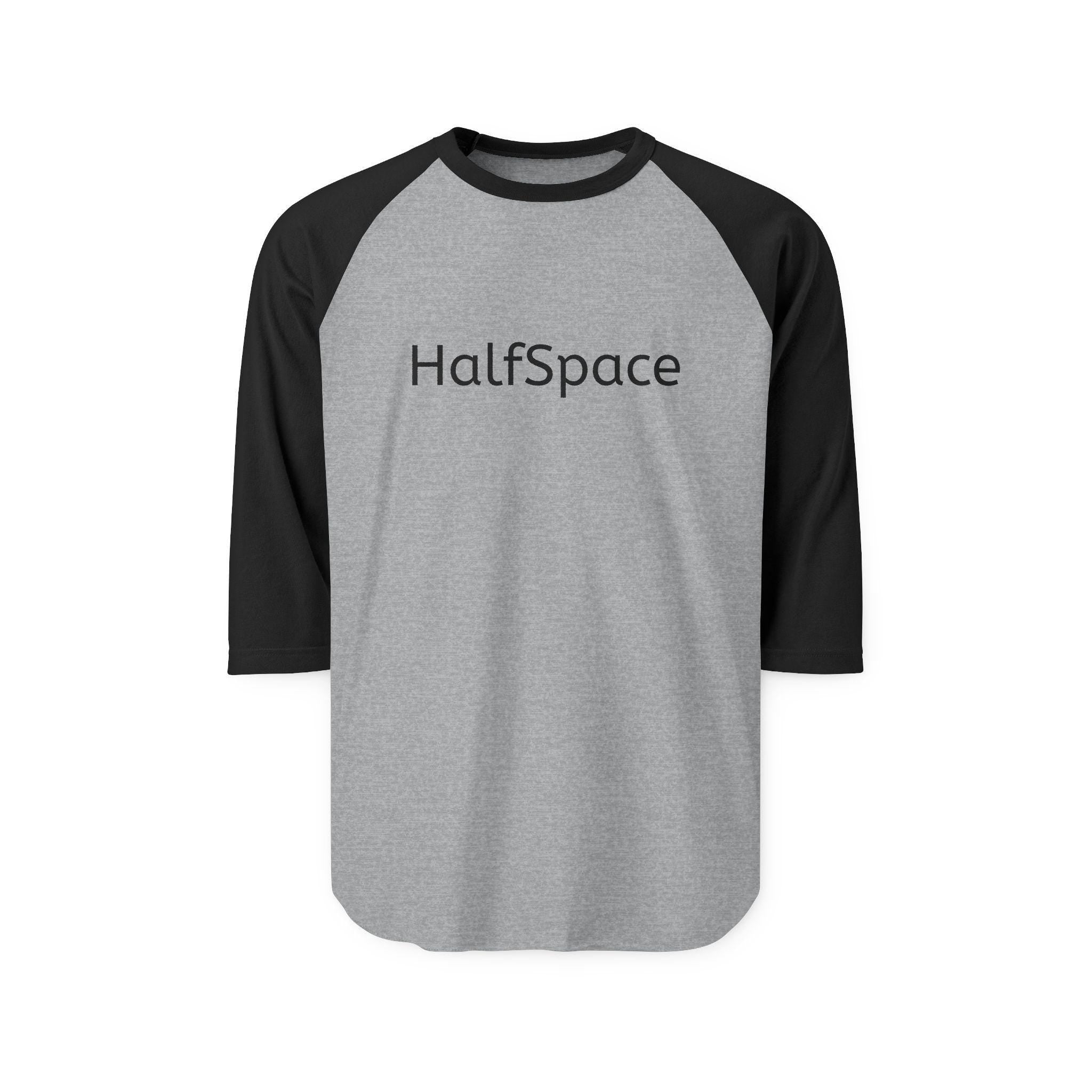 Raglan Shirt | Black Body White Contrast Sleeves, 3/4 Length Unisex Tee