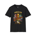World Cup 2026 Trophy and Flags T-Shirt | Soccer Tournament Tee | Football/Soccer Fans