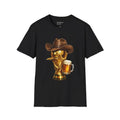 Cowboy Soccer Beer T-Shirt | Western Trophy Graphic Tee | HalfSpaceStudio WorldCup Apparel