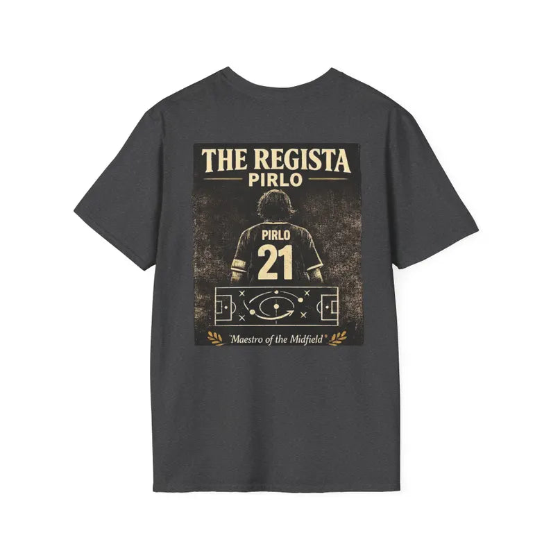 The Regista 21 Pirlo T-Shirt | Vintage Icon Tee | Andrea Pirlo Limited Edition