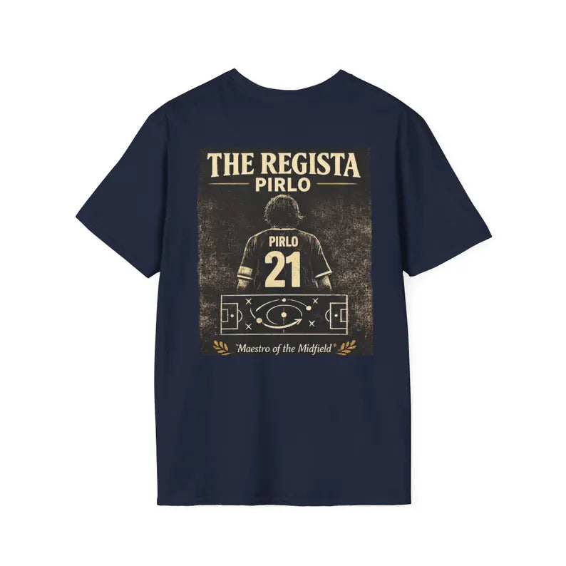 The Regista 21 Pirlo T-Shirt | Vintage Icon Tee | Andrea Pirlo Limited Edition