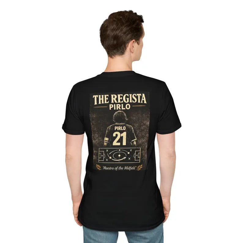 The Regista 21 Pirlo T-Shirt | Vintage Icon Tee | Andrea Pirlo Limited Edition
