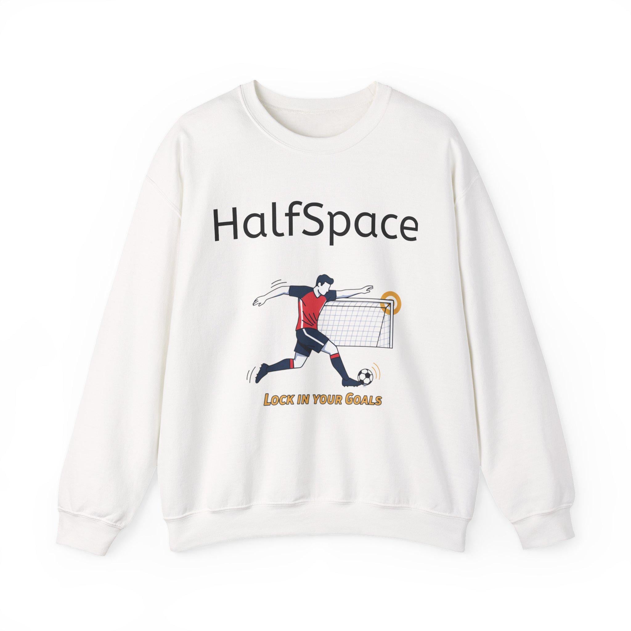 HalfSpace Soccer Player Lock In Your Goals Sweatshirt | Soccer Graphic Crewneck