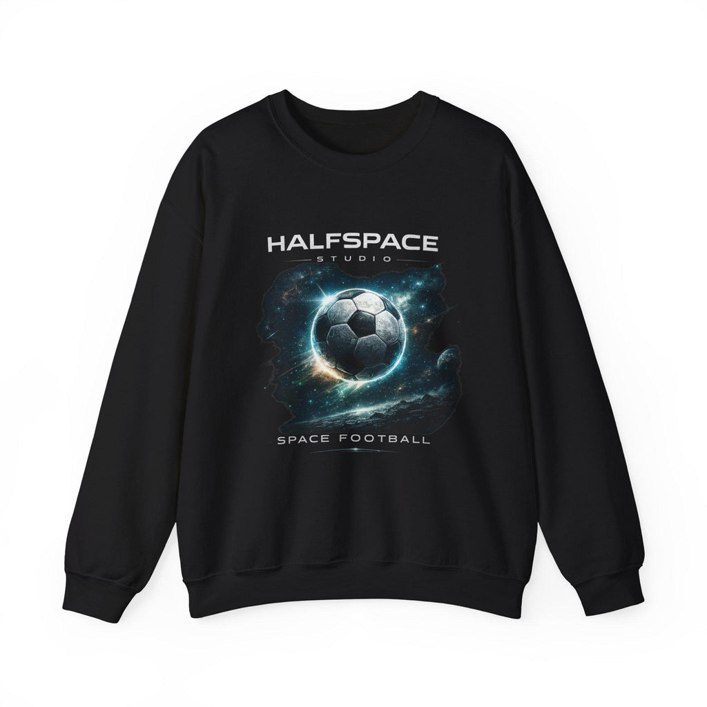 Galactic Soccer Ball Crewneck Sweatshirt | Space Football Graphic