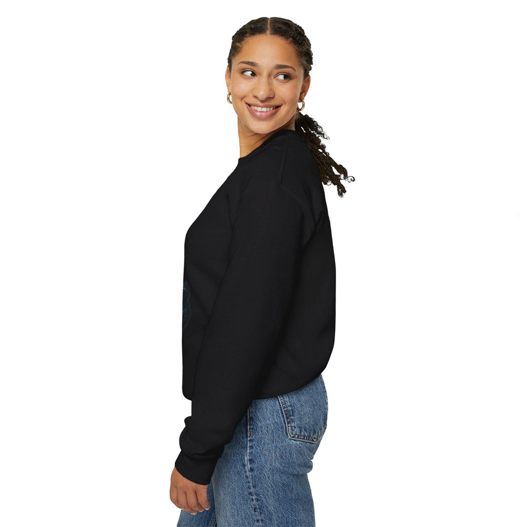 Galactic Soccer Ball Crewneck Sweatshirt | Space Football Graphic