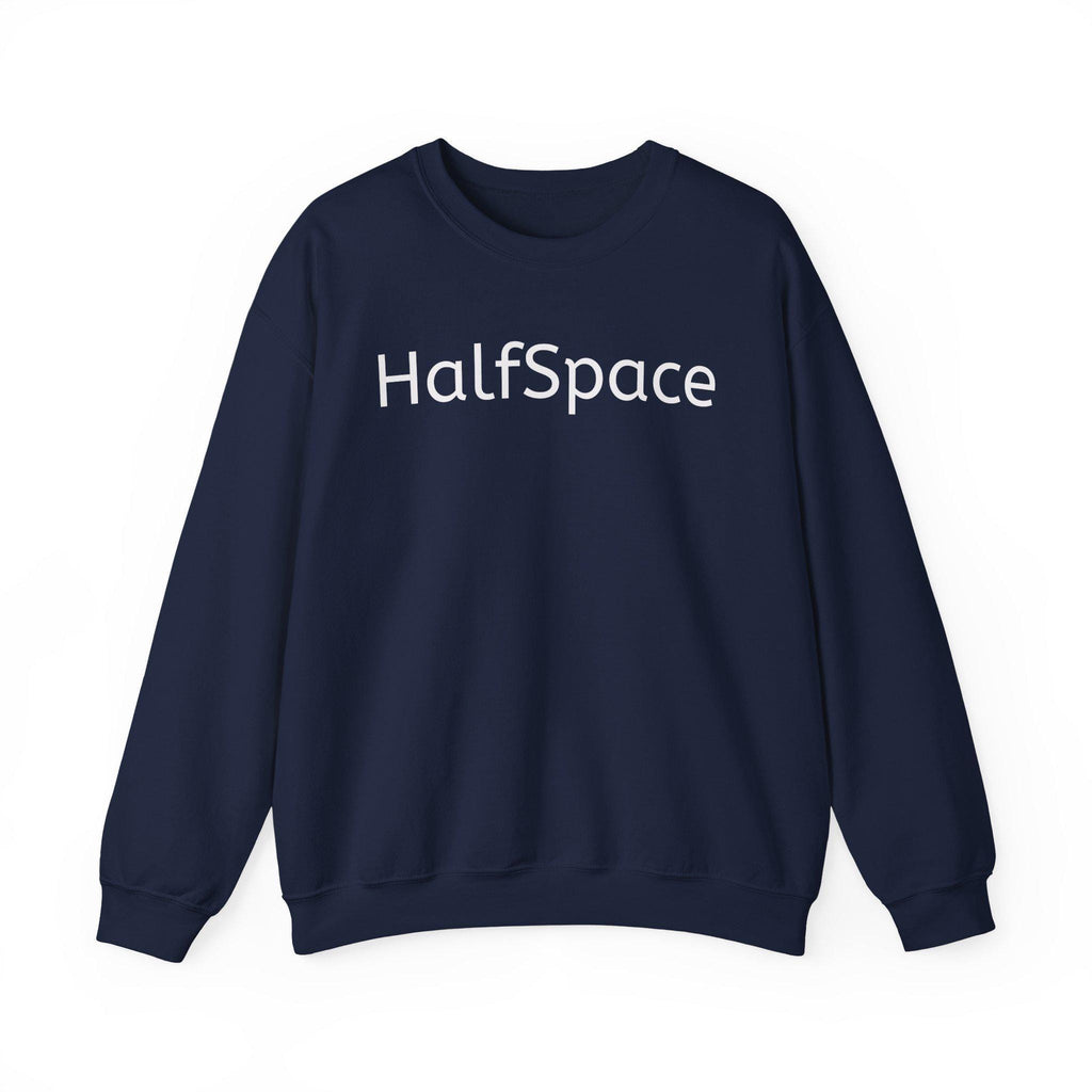 Minimal Streetwear Sweatshirt | HalfSpace Studio Logo | Unisex Football Style | Clean Urban Sweatshirt