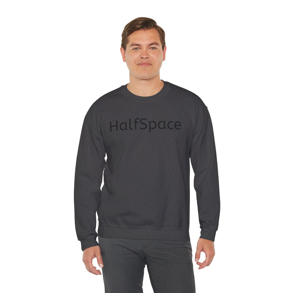 Minimal Streetwear Sweatshirt | HalfSpace Studio Logo | Unisex Football Style | Clean Urban Sweatshirt