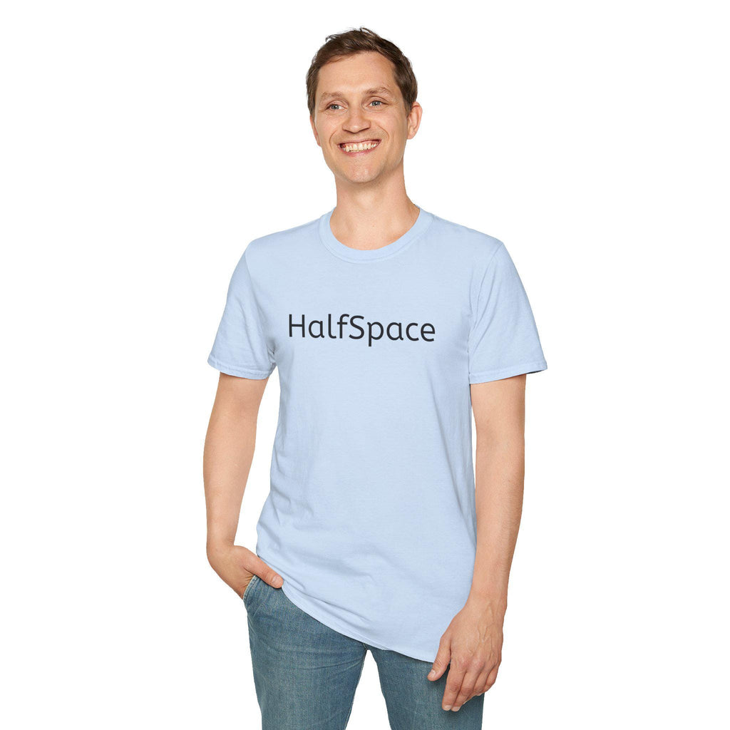 HalfSpace Logo T-Shirt | Minimalist Brand Graphic Tee | Soft Cotton Streetwear