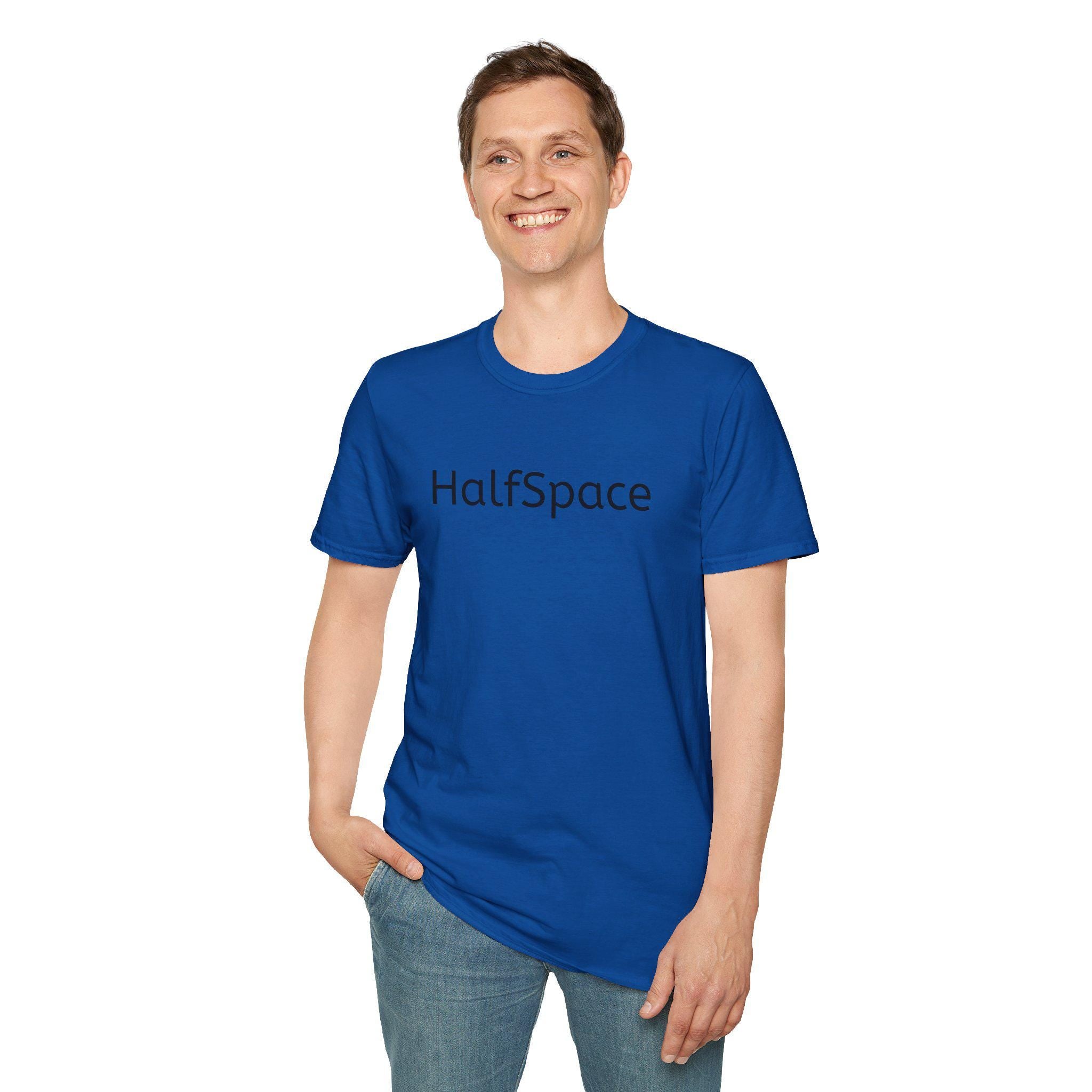 HalfSpace Logo T-Shirt | Minimalist Brand Graphic Tee | Soft Cotton Streetwear