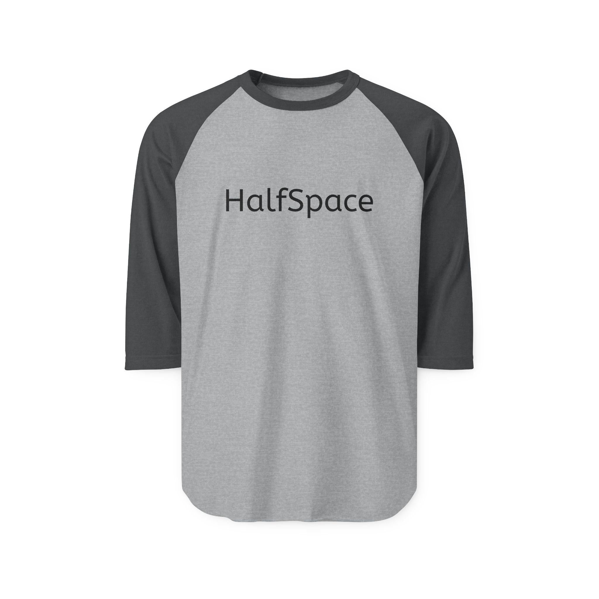 Raglan Shirt | Black Body White Contrast Sleeves, 3/4 Length Unisex Tee