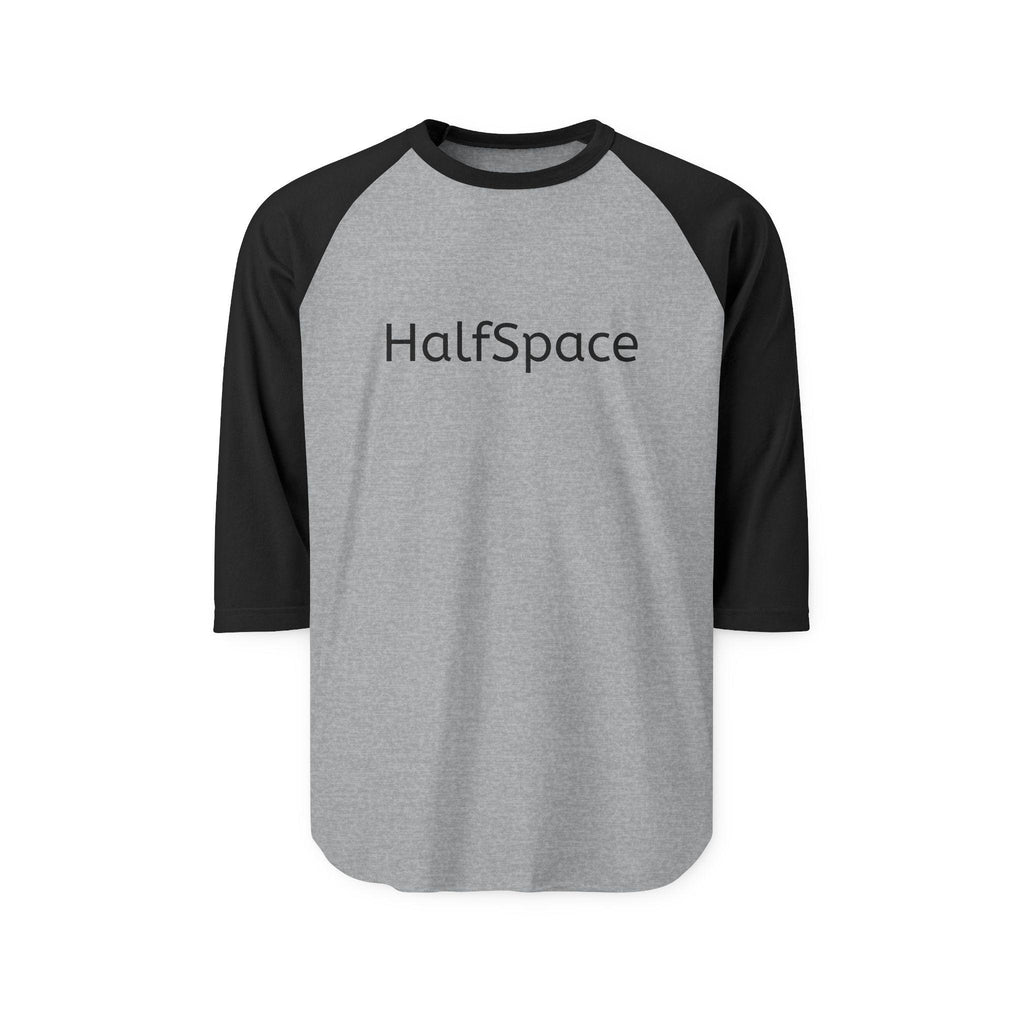 Raglan Shirt | Black Body White Contrast Sleeves, 3/4 Length Unisex Tee