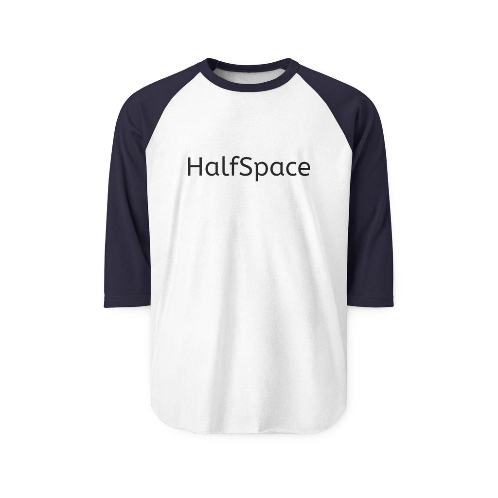 Raglan Shirt | Black Body White Contrast Sleeves, 3/4 Length Unisex Tee