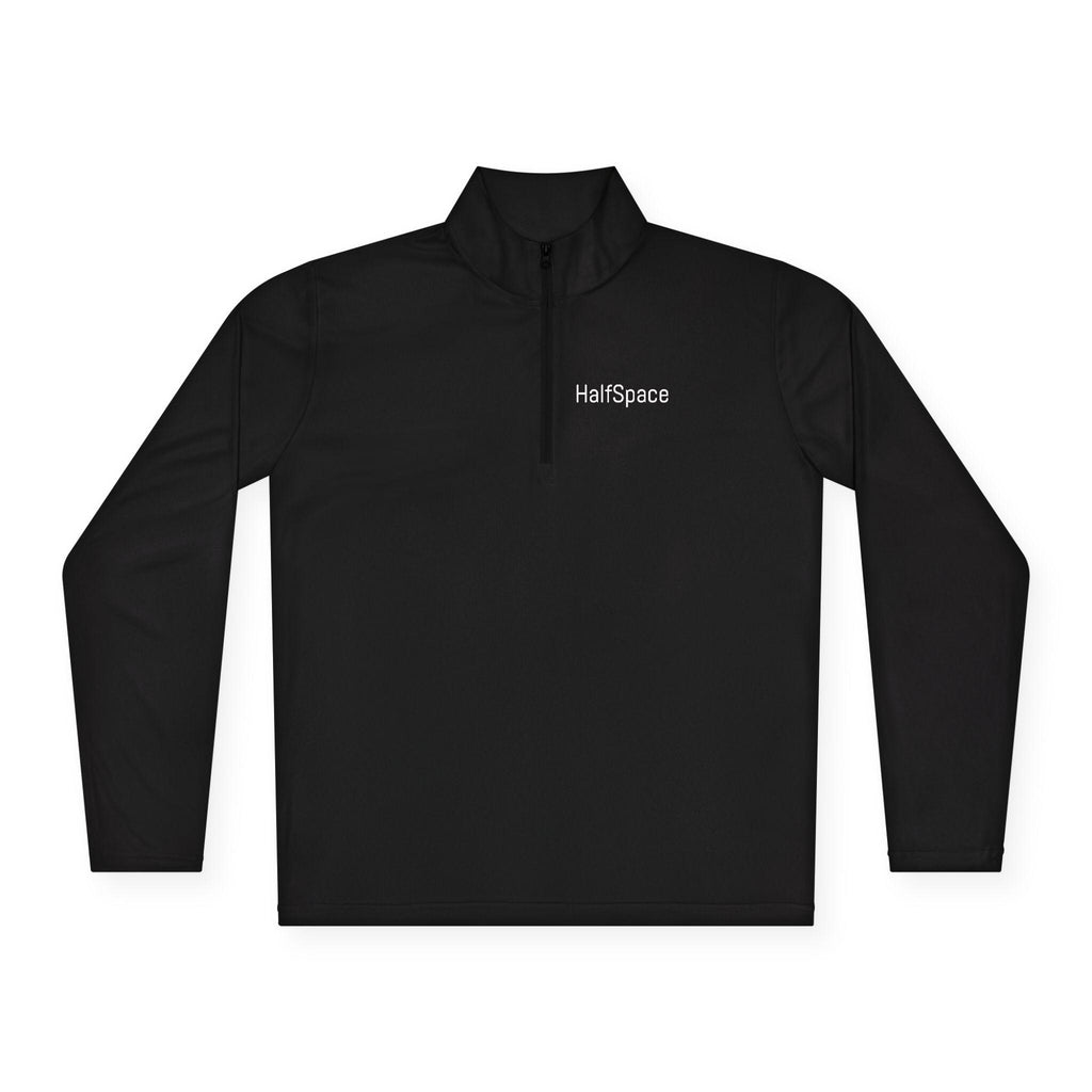 HalfSpace logo Quarter-Zip Pullover | Minimalist embroidered chest | Zip Jacket | Streetwear | Minimal Streewear Pullover