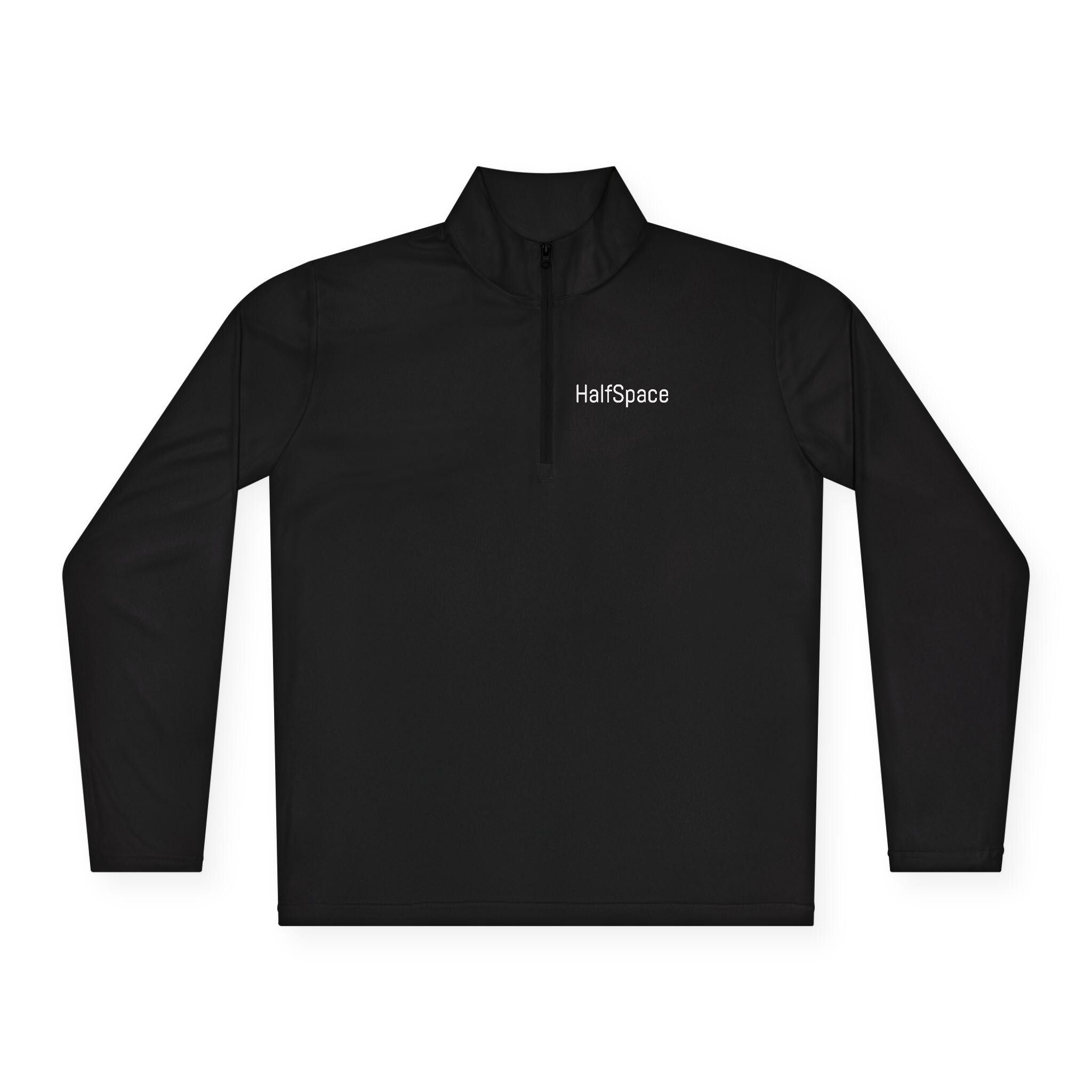 HalfSpace logo Quarter-Zip Pullover | Minimalist embroidered chest | Zip Jacket | Streetwear | Minimal Streewear Pullover