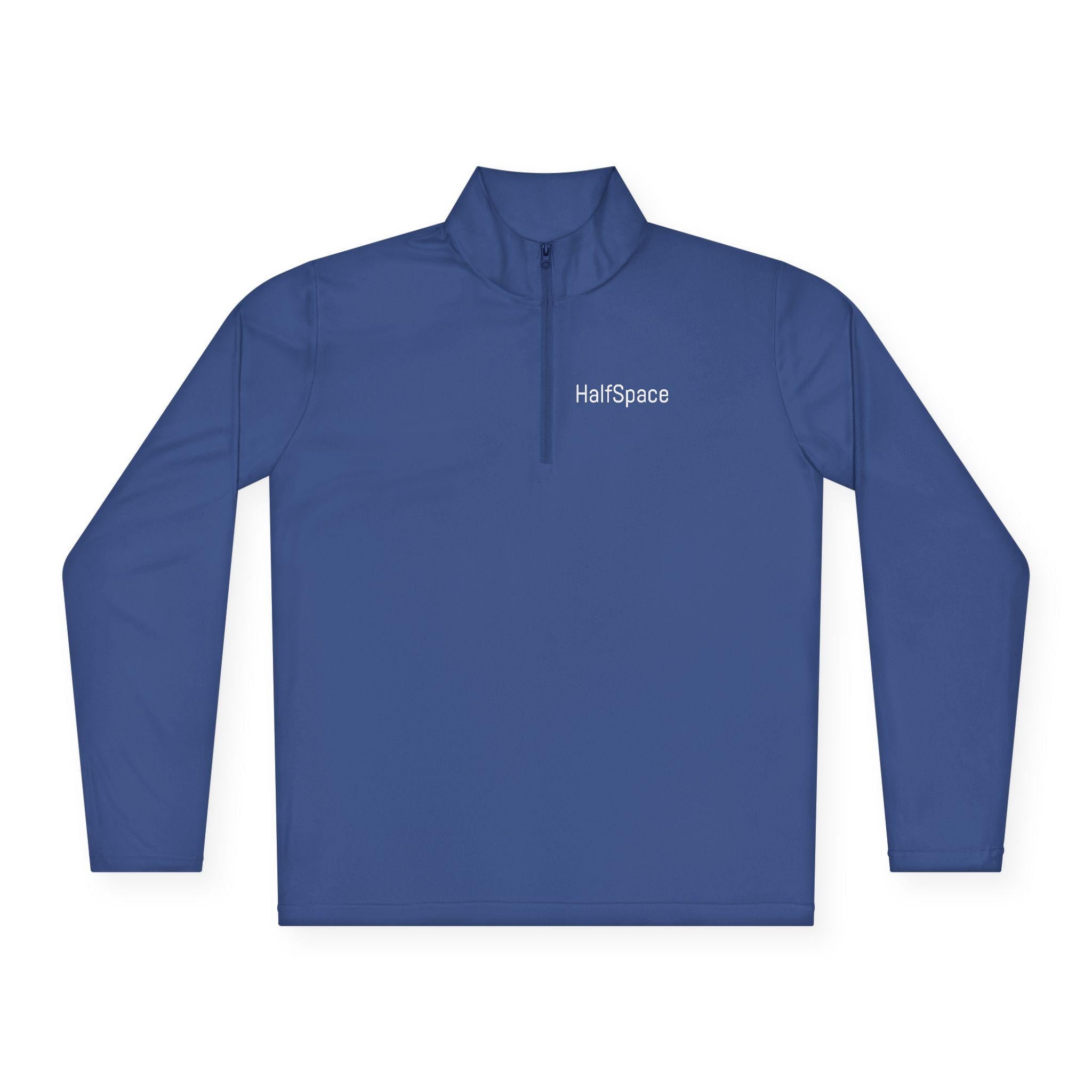 HalfSpace logo Quarter-Zip Pullover | Minimalist embroidered chest | Zip Jacket | Streetwear | Minimal Streewear Pullover