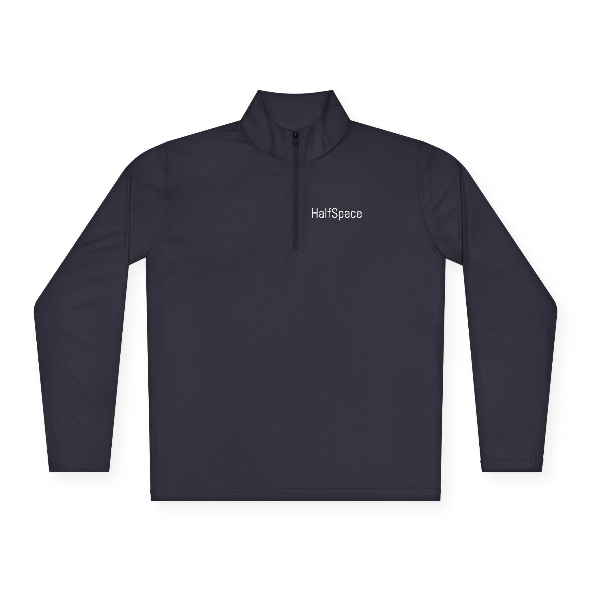 HalfSpace logo Quarter-Zip Pullover | Minimalist embroidered chest | Zip Jacket | Streetwear | Minimal Streewear Pullover
