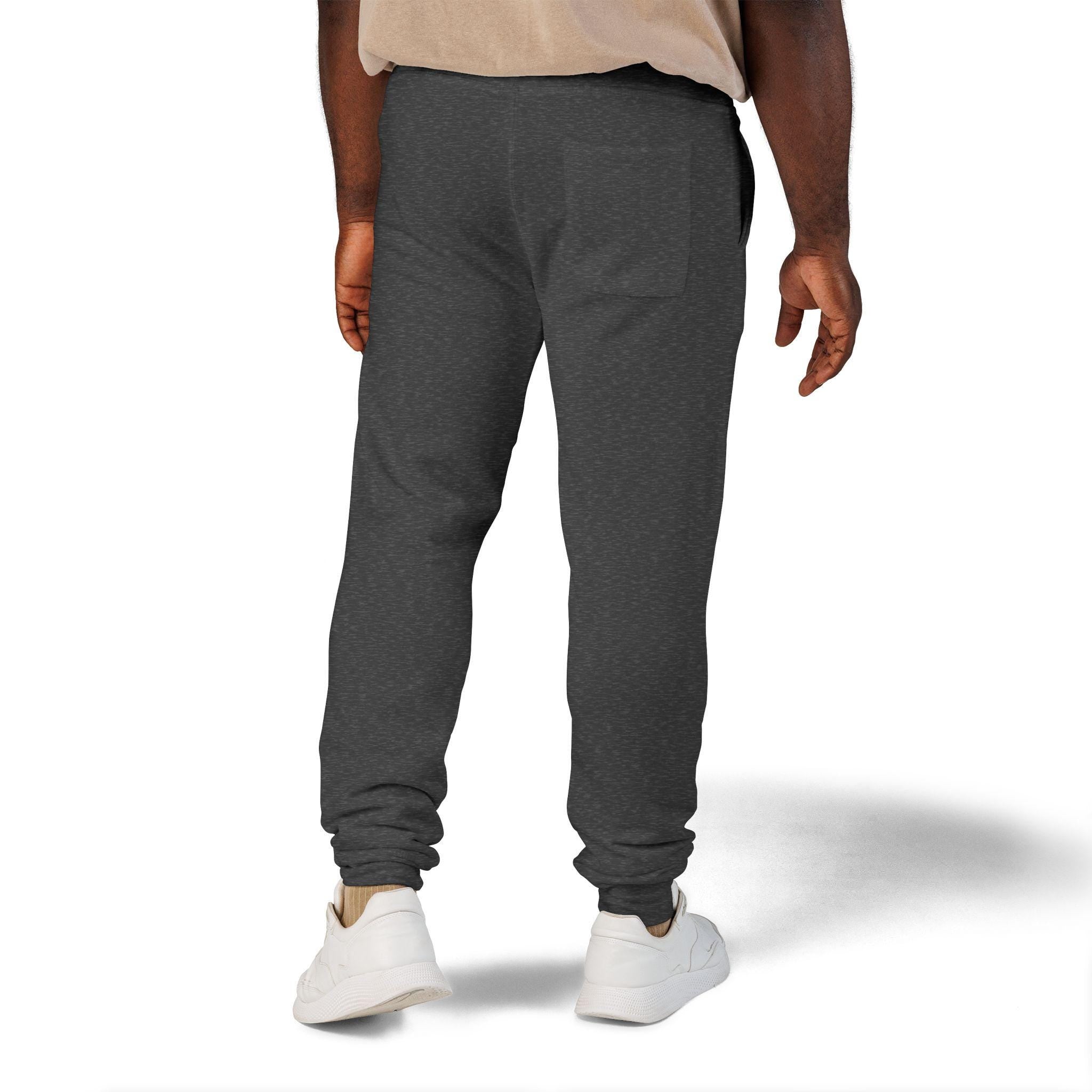 Embroidered Joggers Sweatpants | Navy Fleece Athletic Lounge Pants | Streetwear | Trouser | HalfSpace Branding