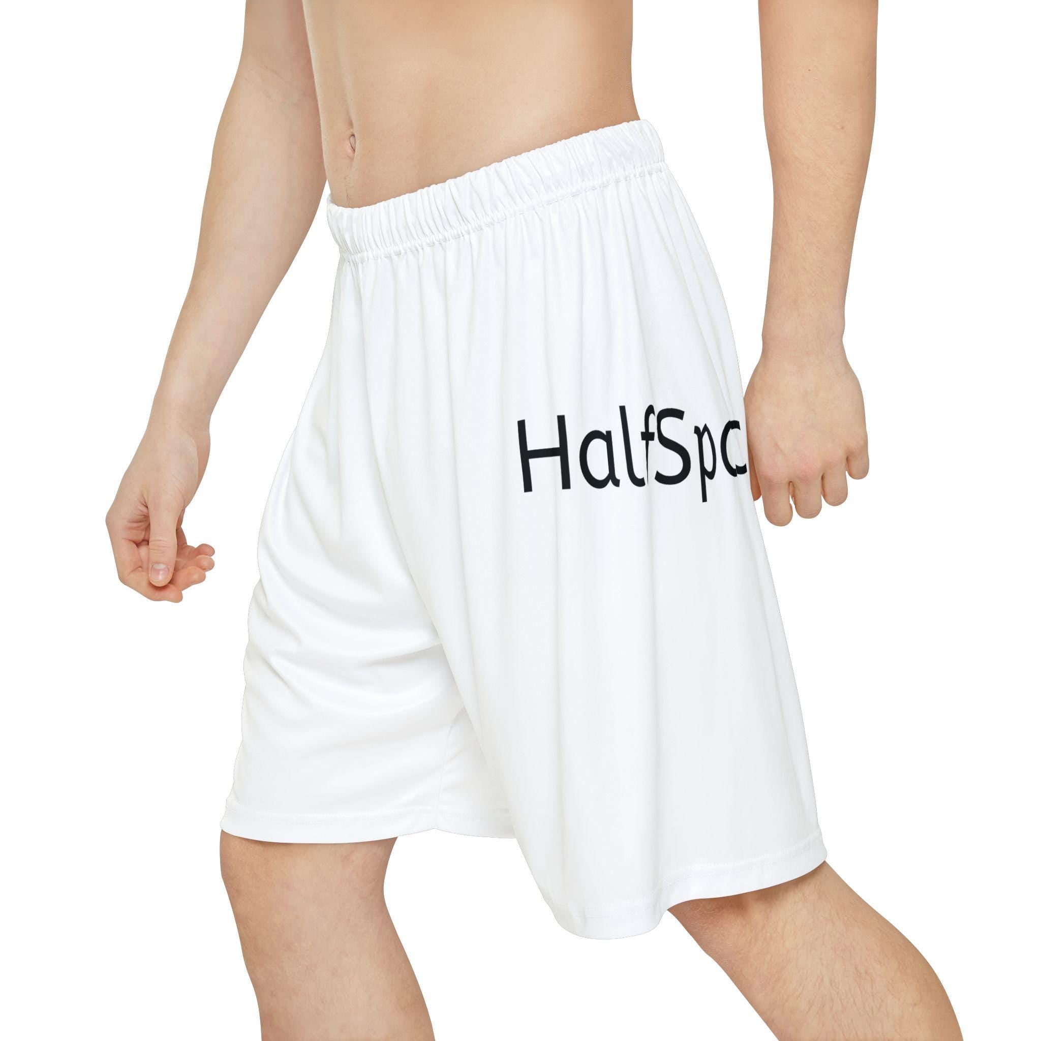 Athletic Shorts | Lightweight Polyester, Elastic Waistband, HalfSpace Branding