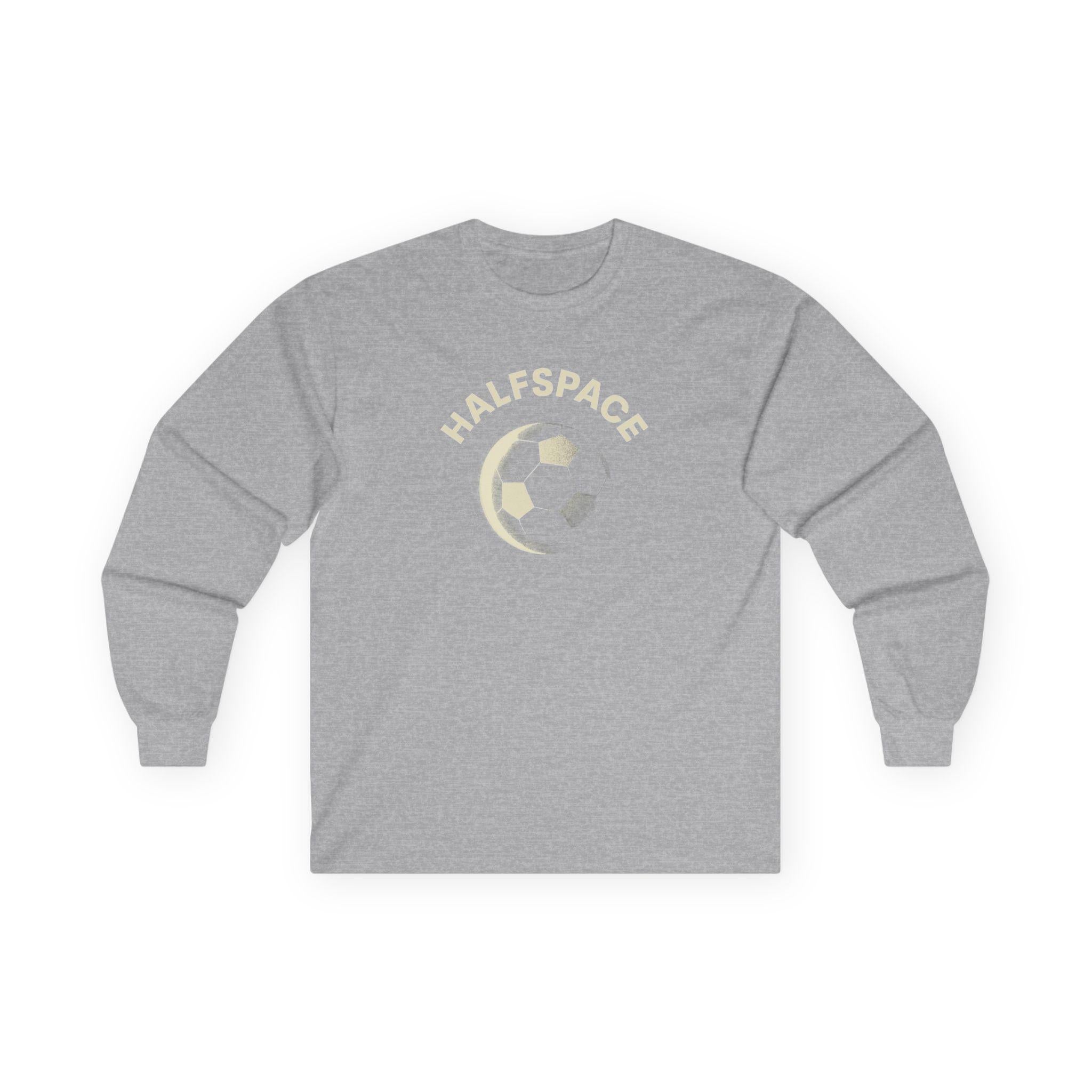 Vintage Soccer Graphic Long Sleeve Tee | Faded Football Shirt