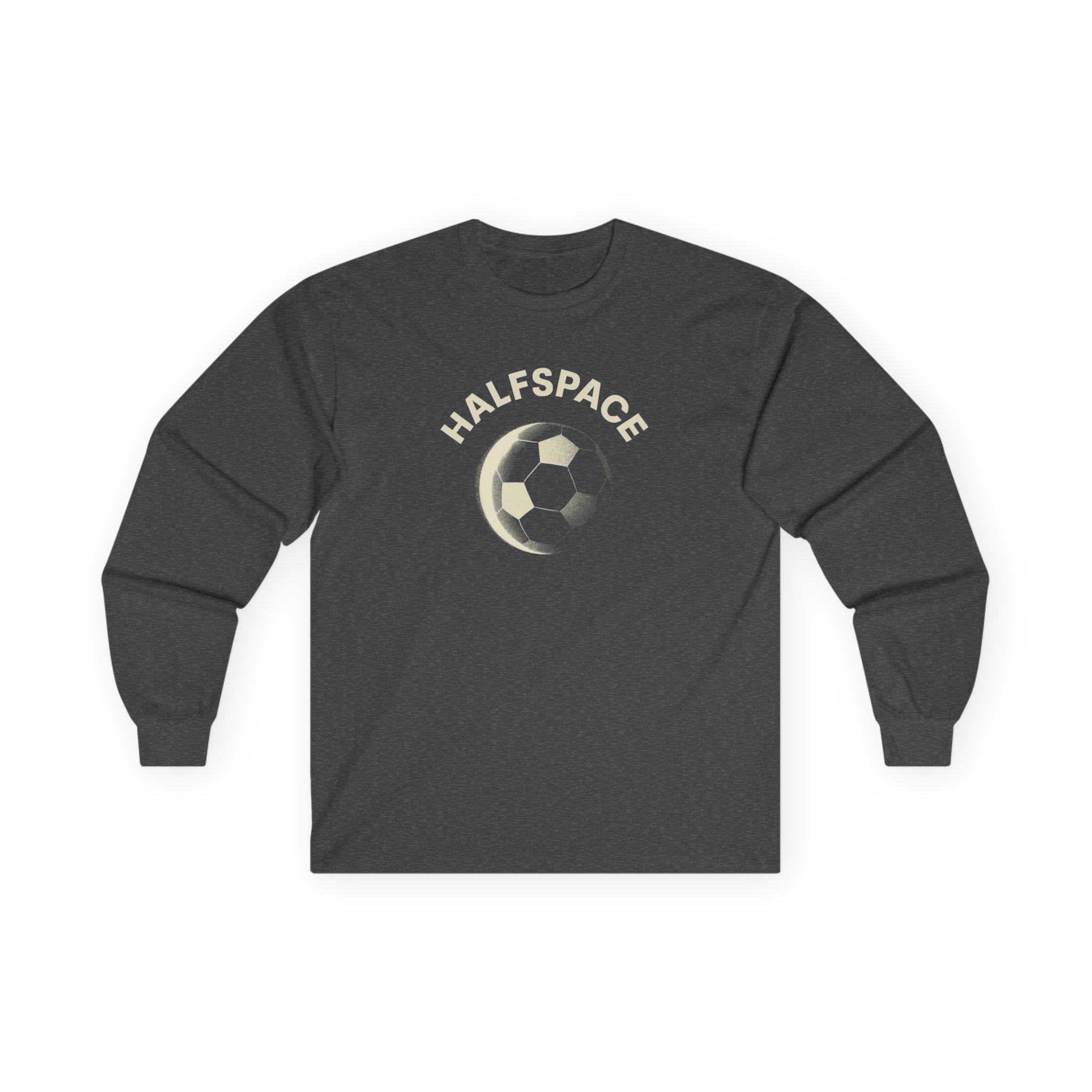 Vintage Soccer Graphic Long Sleeve Tee | Faded Football Shirt