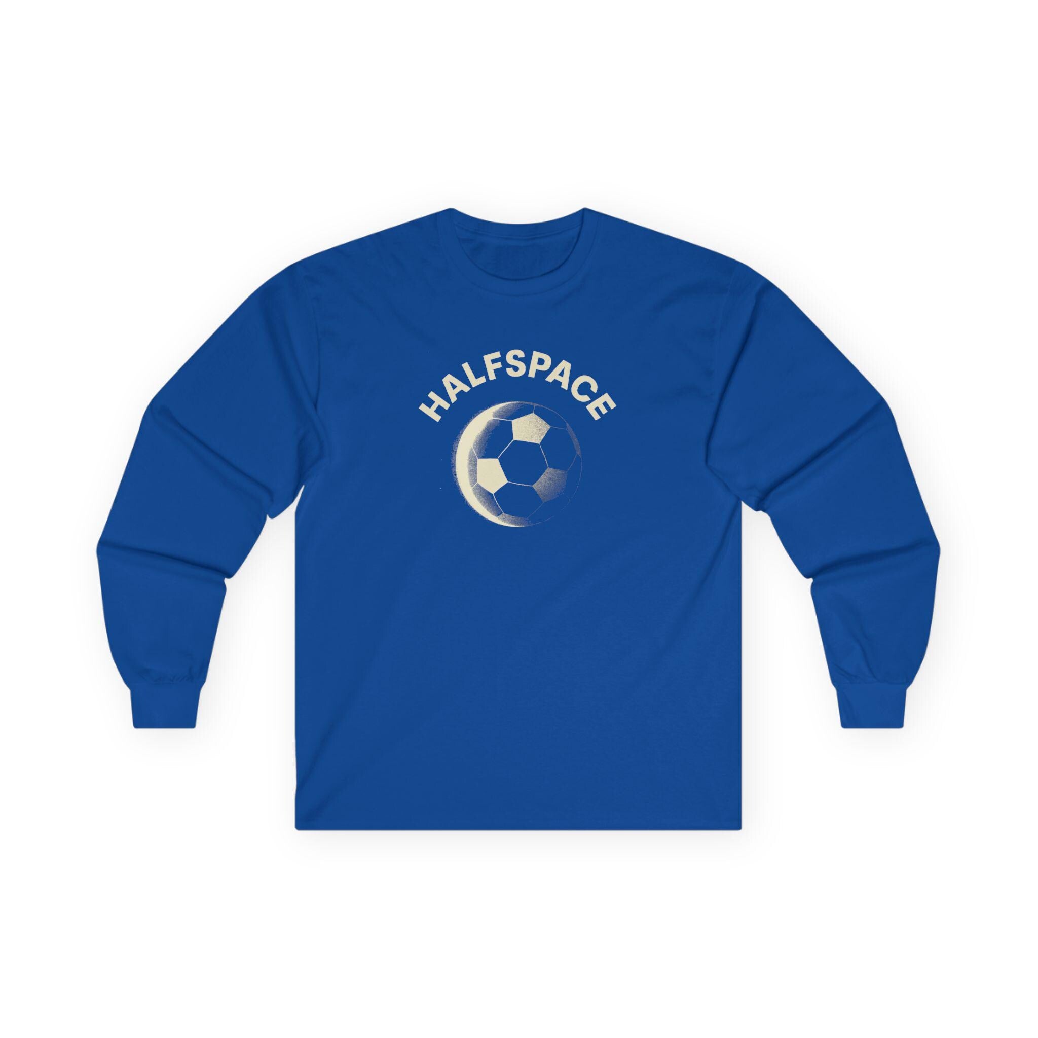Vintage Soccer Graphic Long Sleeve Tee | Faded Football Shirt