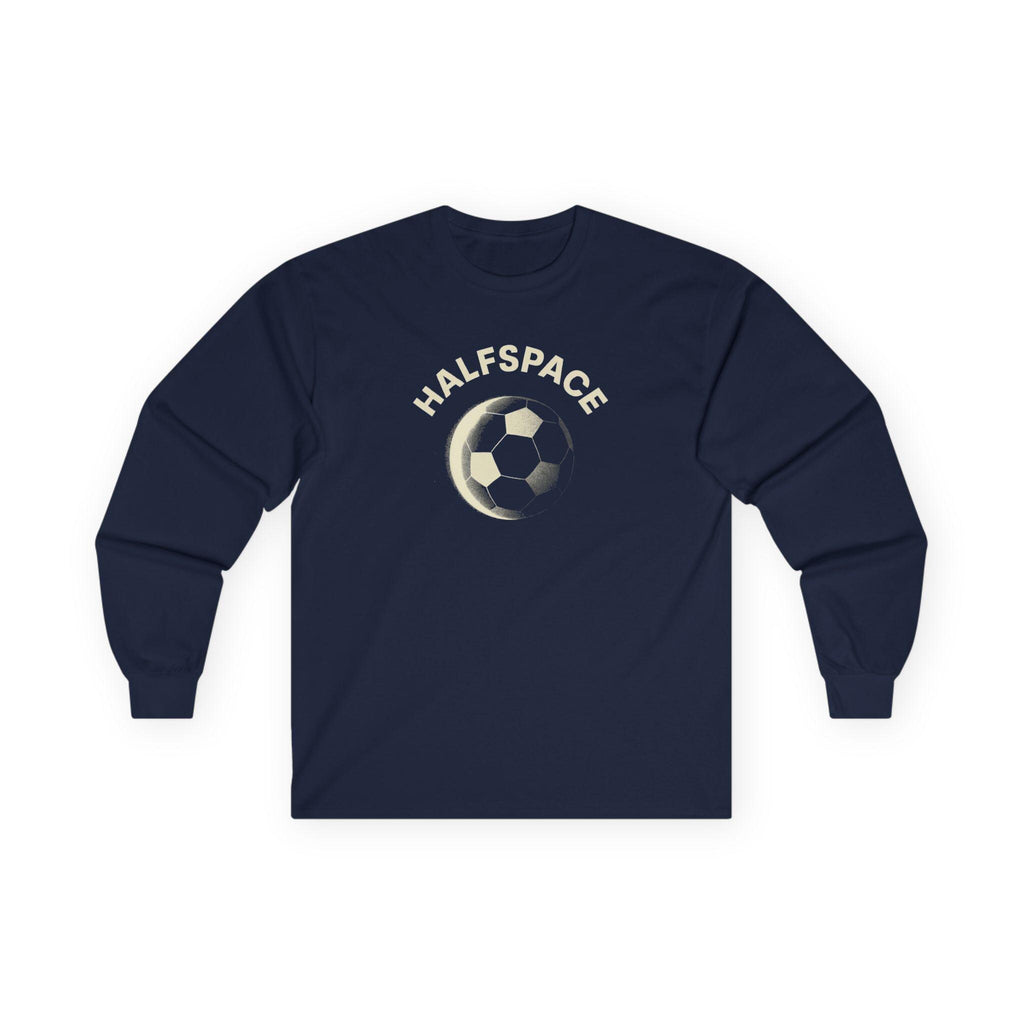 Vintage Soccer Graphic Long Sleeve Tee | Faded Football Shirt