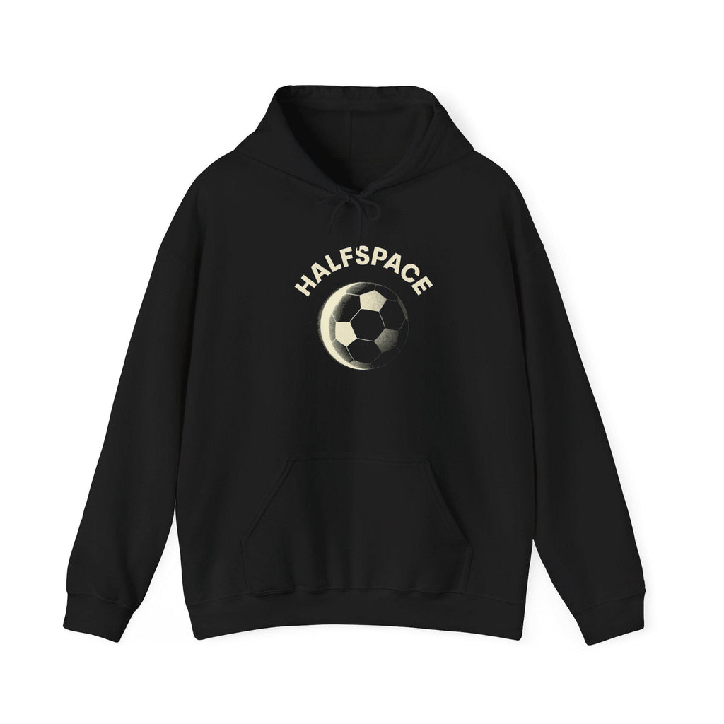 Soccer Moon Graphic Hoodie | Soccer Ball Crescent Design