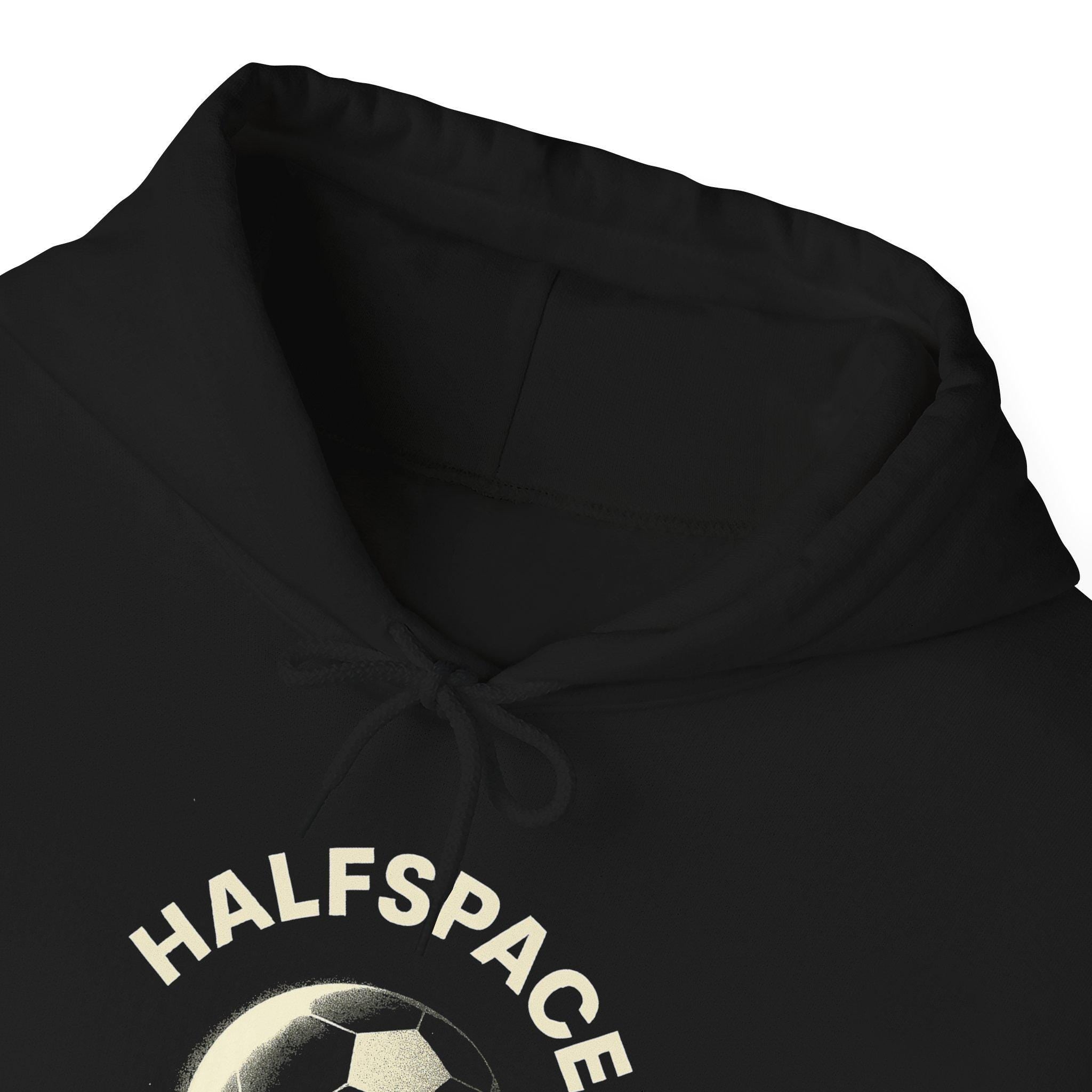Soccer Moon Graphic Hoodie | Soccer Ball Crescent Design