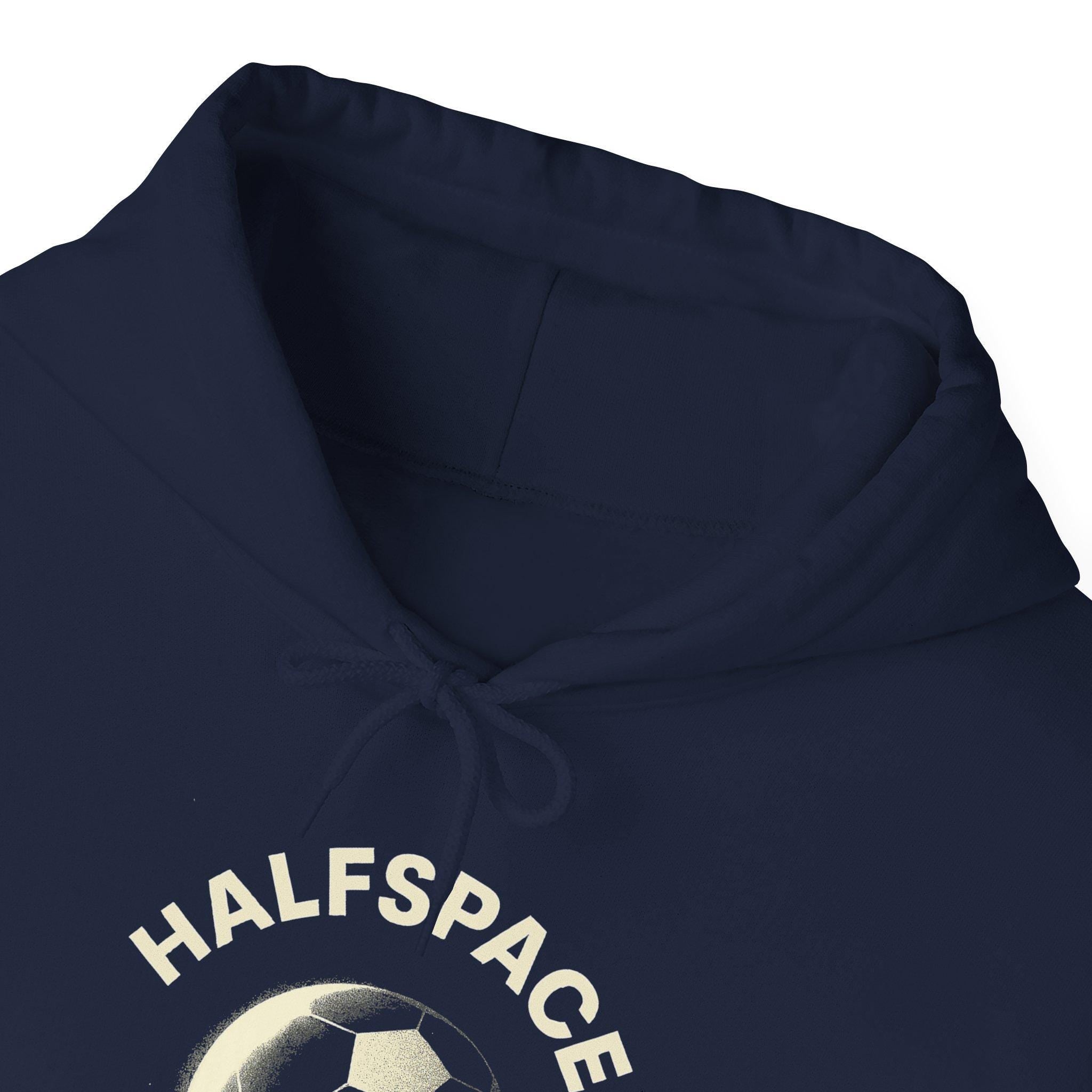 Soccer Moon Graphic Hoodie | Soccer Ball Crescent Design